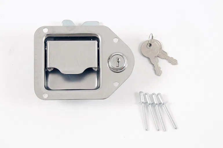 DZTBLATCH1B – DEE ZEE Tool Box Latch, Paddle Latch Locking With Set Of Keys Black